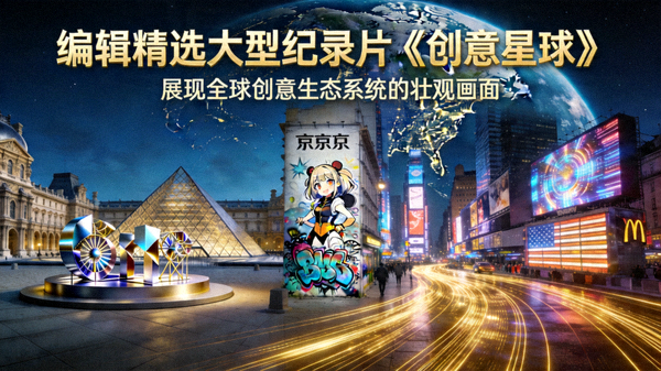 编辑精选大型纪录片《创意星球》展现全球创意生态系统的壮观画面